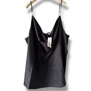 The Drop Womens Christy Cowl-Neck Cami Silky Stretch Top size 2X